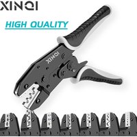 9 inches Ratcheting Wire Crimper Pliers 03B/10N/10WF/35WF/2546B/03J/125 Connectors Multi-functional Hand Crimping Tool
