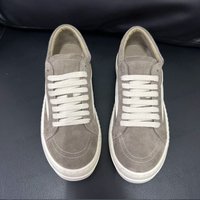 Ro Classic Designer Men Sneaker Low Top Shoe Women Brown Suede Shoes Leather Casual Shoe Lace Up Retro Flat Canvas Sneakers image 4