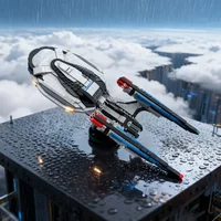 1050pcs MOC USS Enterprise NCC F Star Trek Online Model Building Christmas Gift Blocks Architecture DIY Creative Idea Toy Kids