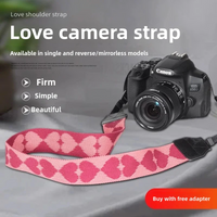 Camera strap suitable for Fujifilm, Canon, Sony, Con mirrorless cameras, back strap, cross-body strap, neck strap;