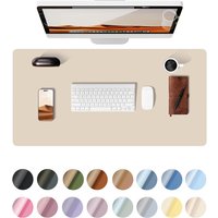 Grand Tapis de Souris en Polymère Antidérapant, Protection de Bureau en PU, Idéal pour Ordinateur Portable