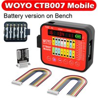 ECU Testing Tool With 2pcs Built-in 120 ohm Resistor, Provide ACC Power, WOYO CTB007 Mobile Support Rechargerable Battery
