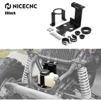 NICECNC Coolant Reservoir Relocation Bracket Front Mount Kit For Yamaha Banshee 350 YFZ350 1987-2006 Aluminum Alloy ATV Durable