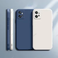 Original Soft Case for Motorola Moto G32 6.5" XT2235-2 XT2235-3 Coque Camera Protection Shockproof Square Liquid Silicone Cover