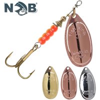 NGB 1PC Spinner Bait Spinner Bait 3.9g 4.6g 7.4g 10.8g 15g Spoon Fishing Bass Lure With Treble Hook Tackle High Quality