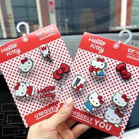 Cute Sanrio HelloKitty DIY Shoe Clips Kawaii Cartoon Anime Detachable Charms for Crocs Shoe Decorations Holiday Gift Accessories