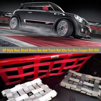 Brand New Metal Material GP Style Rear Strutt Brace Bar And Track Net Kits For Mini Cooper R55 R56