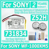 Brand-New For ZeniPower Z52H 731834 Battery For Sony LinkBuds S WFLS900N/B Truly Wireless Earbud Headphones charging case+Tools