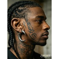Vintage Crescent Copper Material Jewelry Accessories Earrings For Men Women Retro Cool Piercing Hoops Gothic Punk Style Ear Jewe