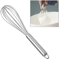 10-inchManual Egg Beater Stainless Whisk Kitchen Wire Balloon Whisk Milk egg cooker Egg Mixing Mixer Tools kitchen gadgets