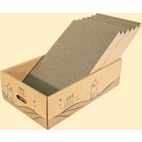 6-Pack Cat Scratching Posts, 13" Wide Extra Large, Reversible Cardboard Scratching Posts for Large, Medium, and Small Cats