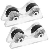 2Pcs Billiard Cue Straightness Checker Portable Roller for Pool Snooker Cue Alignment and Maintenance Tool Billiard Accessories