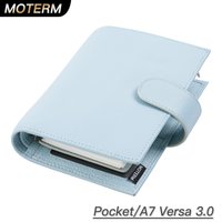 Moterm Pocket Versa 3.0 Organizer with 19 MM Rings Pebbled Style Planner Wallet Multifunctional Agenda Diary Journal Notepad
