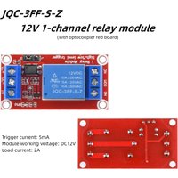 12V 1-channel relay module, using bidirectional optocoupler isolation, with strong driving capability and stable performance