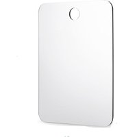 Bathroom Acrylic Mirror Shower Mirror Portable Vanity Mirror for Men Shaving Women Makeup with Wall Hook for Travel