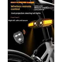 AliExpress OFFBONDAGE Turn Signal Bike Tail Lights Wireless Remote Control Waterproof Rechargeable Cycling Rear Lamp LED MTB Rear Light