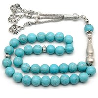 10mm 33 Beads Natural Stones Muslim Rosary Beads Ramadan Eid Gifts Turkey Bracelet Arabic Islamic Prayer Beads Handmade Jewelry