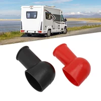 2pcs Car Positive Battery Terminal Insulator Wire Connector Cap Cover Protector Rubber Car Accessories Tools