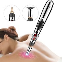 3 Heads Energy Pulse Acupuncture Pen Laser Massage for Face Body Neck Massager Electric Muscle Stimulator Pain Relief Health