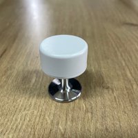PVC Magnetic Lock White Cap with Stainless Steel Pin Plastic Lock for Restraint Belt Health Care Tools Medical Retraints