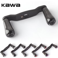 Kawa Angelrollen-Griff aus Kohlefaser, verdickt, 110 mm Länge, 48,5 g/Stück, passend für D/Ab/Shi Casting Rollen, DIY Angelzubehör