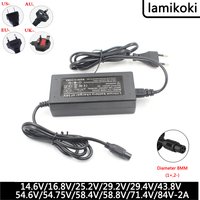 Chargeur de batterie au lithium-ion, pipeline GX12 3P, 14.6V, 16.8V, 25.2V, 29.2V, 29.4V, 43.8V, 54.6V, 54.75V, 58.4V, 58.8V, 71.4V, 84V