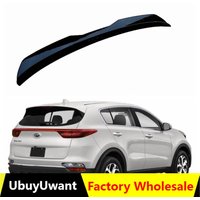Rear Roof Lip Spoiler For KIA Sportage 2016 2017 2021 Window Spoiler Gloss Black Accessories ABS Plastic Car Rear Trunk Wing