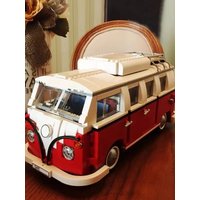 1332pcs Technical T1 Camper Van Bus Car Building Blocks Set - Vehicle Assembly Model MOC Bricks Toy for Boys And Girls