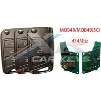 MQB48/MQB49 5C Chip 5G0959752BC/BB/5GD959752A/2G6959752D Keyless Go For VW TAYRON Touran T-ROC Polo Tiguan 434MHz Smart Remote