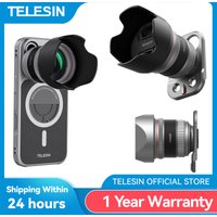 TELESIN HD 105mm Authentic Portraits Telephoto Phone Camera Optics 2X Zoom Telephoto Lens Telephoto for iPhone 17 Pro ProMax