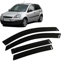 Window Visor for FORD FIESTA 5-DOOR EUROPE HATCHBACK 2002 2003 2004 2005 2006 2007 2008 Wind Deflectors Rain Guards Ventvisor