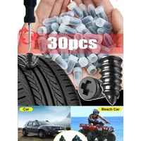 AliExpress NONE 10/30Pcs Car Tyre Repair Rubber Metal Nail Car Motorcycle Tyre Repair Nails Truck Scooter Bike Tire Puncture Repair Tool