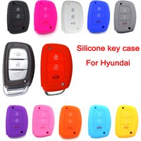 Car Remote Key Protective Cover Silicone Case For Hyundai IX35 Tucson Santa Fe Elantra Sonata I10 I20 I30 I40 I25,Part Supplies