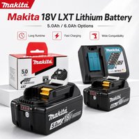 Ma Kita 18V 6Ah Lithium Ion Battery, Replacement for BL1815 BL1830B BL1850B BL1860B LXT Cordless Power Tools
