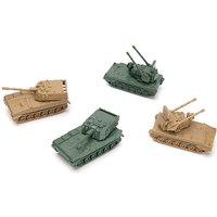 4D Assembly 1/144 Chinese PGZ-09 Anti-aircraft Gun PLZ-07 Howitzer Military Model Sliding Toy Car