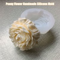 ●Silicone Cake Mold Chocolate Soap Making Tools Candle Mould Embossed Flower Bloom Aromatherapy Candy Handmade Wedding Decor
