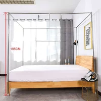 No Mosquito Net 21mm 4 Corner Post Bed Canopy Mosquito Netting Bracket Stainless Steel Mosquito Net Frame
