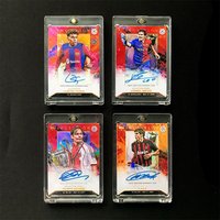 2026 DIY Football Star Replica Cards, Ronaldo Yamal Inzaghi Kaká Handmade Stickers with Signature, Sports Collectible Gifts
