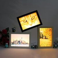 Customized Couple love Decoration Usb Photo Led Lights Acrylic Digital Photo Frame for Wedding Decor Dropshipping Sourcing