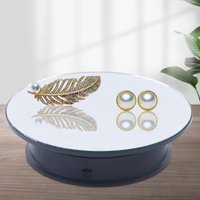 360° Rotating Display Stand Electric Turntable Photography Turntable 5KG Load Capacity Suitable for Displaying Jewellery Watches