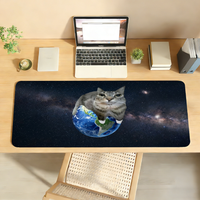 Fun Cat Meme Zazu Mouse Pad Non-slip Locking Edge DeskMat PC Laptop Accessories Rubber Office Keyboard Large Game XXL carpet