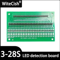 3S ~ 28S LED Detection Board Cable Tester Light FOR Li-ion LifePo4 Lithium Battery Protection Board 4S 7S 8S 10S 13S 14S 16S BMS