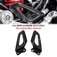 S1000RR Carbon Fiber Motorcycle Accessories Heel Plates Guards Footrests For BMW S1000 RR M1000RR 2019 2020 2021 2022 2023