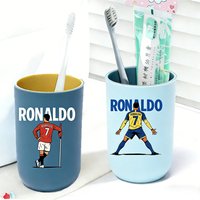 CR7 Ronaldo Children Toothbrush Cup Football Star Kids Mouth Rinsing Cups Bathroom Toothbrush Holder Boy Girl Home Water Cup