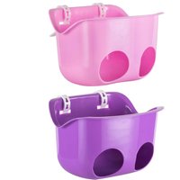 Kids Bike Doll Seat Basket With Holder Straps For Kid Handlebar Bicycle Baby Seat Basket Adapt to various children's vehicles