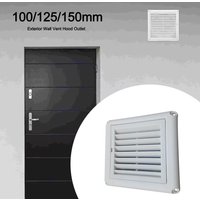 With Flaps Air Vent Grille Ventilation Cover With Insect Screen Louver Vent Heating Cooling Vents Plate PP 150*150mm/200*200mm