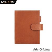 Moterm Full Grain Vegetable Tanned Leather Original A6 Plus Cover for A6 Stalogy Notebook Planner Organizer Agenda Journal Diary