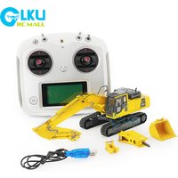 1/50 PC450 Metal Electric Excavator Desktop RC Model Handmade Customized Remote Control Toy