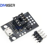 DIYUSER ATtiny13A / ATtiny25 / ATtiny45 / ATtiny85 Pluggable ATTINY Development Programming Bare Board