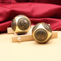 Six-faced Four Blessing Luck Money Fidget Spinner Stress Relief Cube Decompression Cube Adult Antistress Fidget Toys〔Nest〕